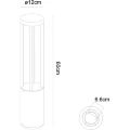 A4666PA-1BK Arte Lamp TRAPEZIO Ландшафтный уличный светильник (столб) круглый