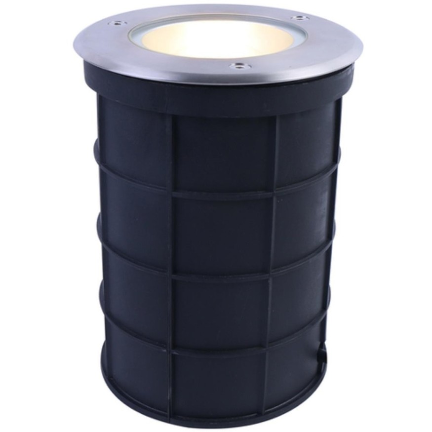 Уличный светильник встраиваемый в дороги и стены Arte Lamp A6014IN-1SS PIAZZA IP67 под лампу 1xE27 60W