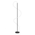 Торшер с абажуром Arte Lamp A2850PN-35BK KLIMT светодиодный LED 30W