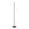 Торшер с абажуром Arte Lamp A2850PN-35BK KLIMT светодиодный LED 30W