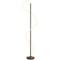 Торшер с абажуром Arte Lamp A2850PN-35BK KLIMT светодиодный LED 30W