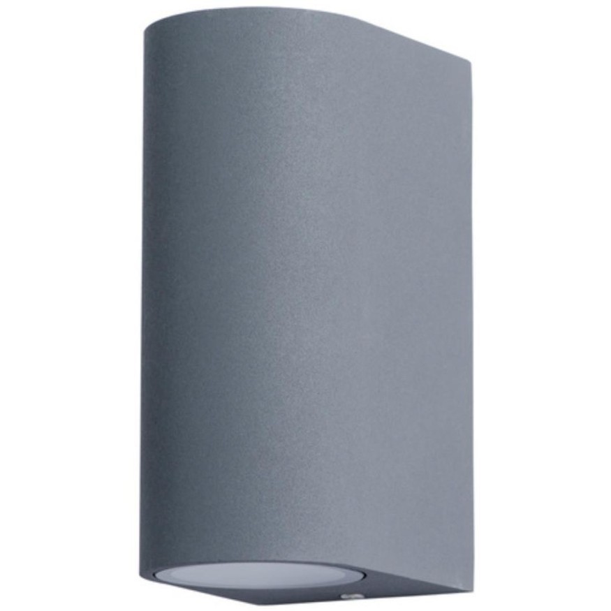 Уличный настенный светильник Arte Lamp A3102AL-2GY COMPASS IP44 под лампы 2xGU10 35W