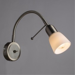 Спот настенный Arte Lamp A7009AP-1SS LETTURA под лампу 1xE14 40W
