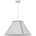 Arte Lamp Fleece A7092SP-1WH Подвесной современный светильник с плафоном 52 см, белый фетровый абажур, белый металл, длина провода 100см, лампа E27 1шт до 40Вт IP20 220В