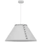 Arte Lamp Fleece A7092SP-1WH Подвесной современный светильник с плафоном 52 см, белый фетровый абажур, белый металл, длина провода 100см, лампа E27 1шт до 40Вт IP20 220В