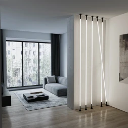 Arte Lamp SKYCROSS NEON A604506N Готовая тросовая неоновая система, длина 6м, шарнирные крепления, блок питания покупается отдельно, питание 24В 12Вт/м 1000лм/м 4000К CRI90+ диоды SMD2835 336шт/м IP20