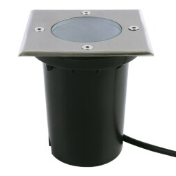 Уличный светильник встраиваемый в дороги и стены Arte Lamp A6015IN-1SS PIAZZA IP67 под лампу 1xGU10 35W