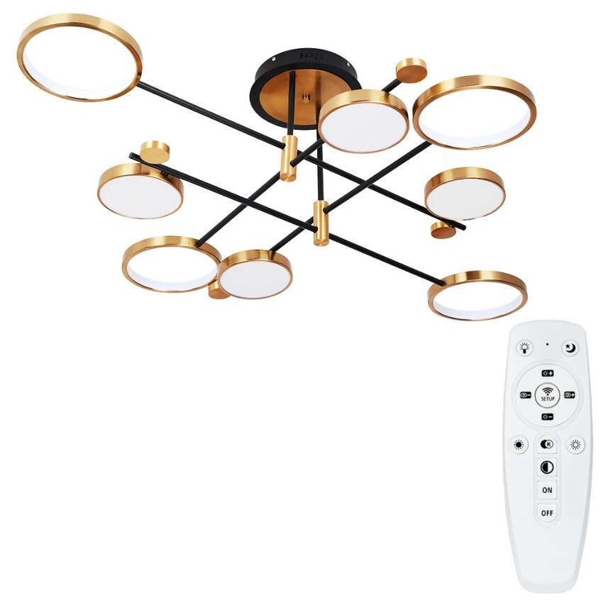 Люстра потолочная Arte Lamp A1364PL-8PB HOLLY светодиодная LED 80W