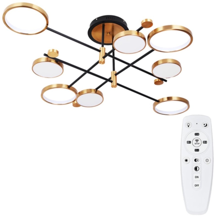 Люстра потолочная Arte Lamp A1364PL-8PB HOLLY светодиодная LED 80W