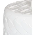Arte Lamp Corsetto A7096SP-1WH Подвесной современный светильник, плафон из белого гипса с имитацией плетения диаметром 14 см, основание белый металл, провод 100 см, лампа E27 1шт до 40Вт IP20 220В
