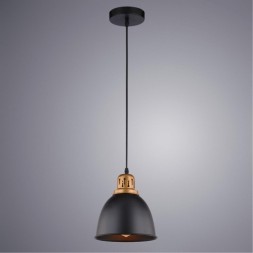 Подвесной светильник с 1 плафоном Arte Lamp A4245SP-1BK EURICA под лампу 1xE27 60W