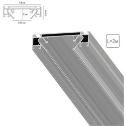 Профиль для шинопровода в натяжной потолок Arte Lamp TRACK ACCESSORIES A632205
