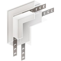 Коннектор угловой вертикальный для встраиваемого в ГКЛ 12.5мм шинопровода Arte Lamp Linea A489933