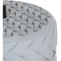 Arte Lamp Corsetto A7096SP-1BK Подвесной современный светильник, плафон из серого гипса с имитацией плетения диаметром 14 см, основание черный металл, провод 100 см, лампа E27 1шт до 40Вт IP20 220В