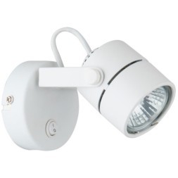 Спот настенный Arte Lamp A1310AP-1WH LENTE под лампу 1xGU10 50W