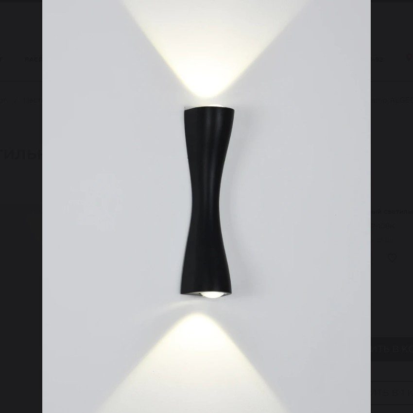 Настенный светильник Arte Lamp GUDJA A6028AP-10BK 