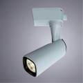 Однофазный двужильный светодиодный трековый светильник Arte Lamp A4561PL-1WH BARUT 4000К 750Лм CRI85+ 24° 10Вт