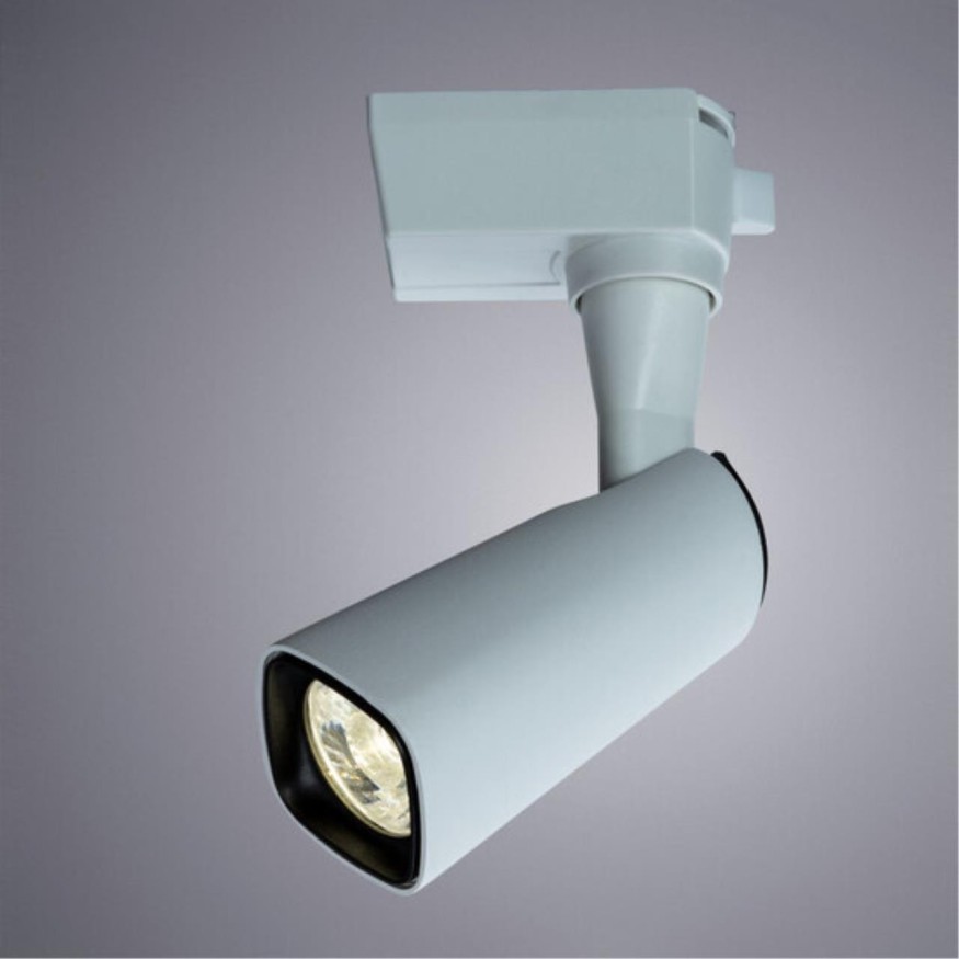 Однофазный двужильный светодиодный трековый светильник Arte Lamp A4561PL-1WH BARUT 4000К 750Лм CRI85+ 24° 10Вт