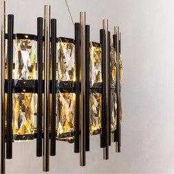 Люстра хрустальная Arte Lamp A1043SP-6BK ALRUBA под лампы 6xE14 40W
