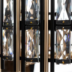 Люстра хрустальная Arte Lamp A1043SP-6BK ALRUBA под лампы 6xE14 40W