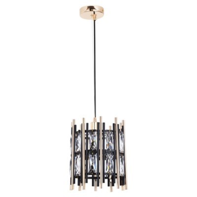 Подвесной светильник с 1 плафоном Arte Lamp A1043SP-1BK ALRUBA под лампу 1xE14 40W