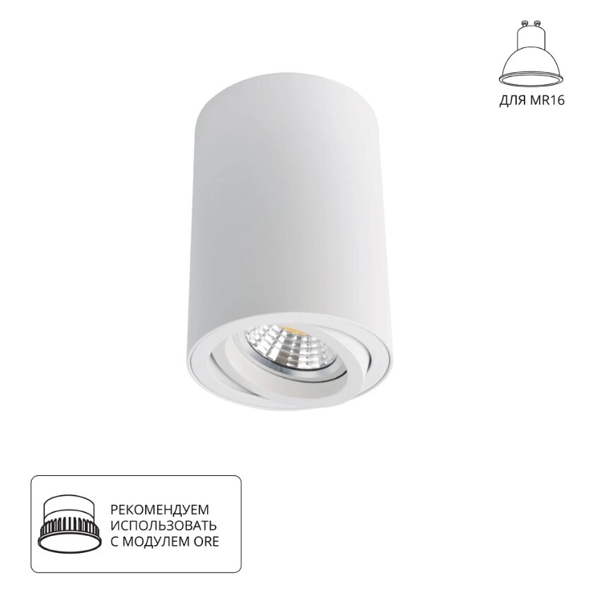 Накладной потолочный светильник Arte Lamp A1560PL-1WH SENTRY под лампу 1xGU10 50W