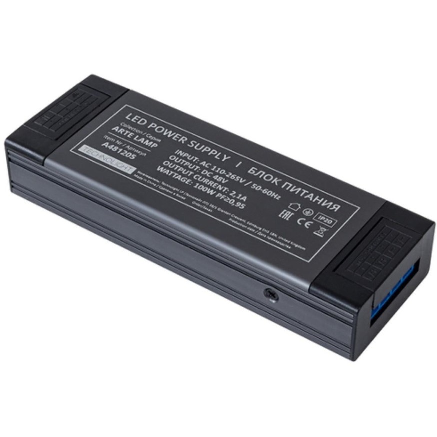 Блок питания 48V 100W 2.08А для светодиодной ленты Arte Lamp PRO A481205N