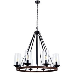 Люстра подвесная Arte Lamp A7014SP-8BK DALIM под лампы 8xE14 60W