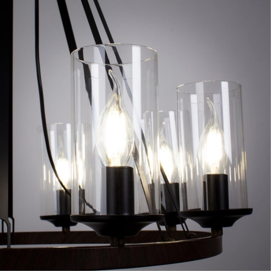 Люстра подвесная Arte Lamp A7014SP-8BK DALIM под лампы 8xE14 60W