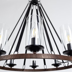 Люстра подвесная Arte Lamp A7014SP-8BK DALIM под лампы 8xE14 60W