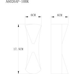 Настенный светильник Arte Lamp GUDJA A6026AP-10BK