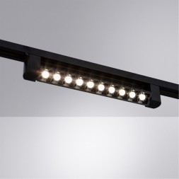 Однофазный двужильный светодиодный трековый светильник Arte Lamp A4575PL-1BK FLASH 4000К 1500Лм CRI90+ 24° 18Вт