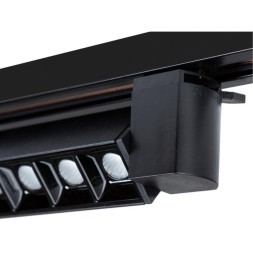 Однофазный двужильный светодиодный трековый светильник Arte Lamp A4575PL-1BK FLASH 4000К 1500Лм CRI90+ 24° 18Вт