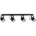 Спот потолочный Arte Lamp A1310PL-4BK LENTE под лампы 4xGU10 50W