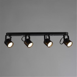 Спот потолочный Arte Lamp A1310PL-4BK LENTE под лампы 4xGU10 50W
