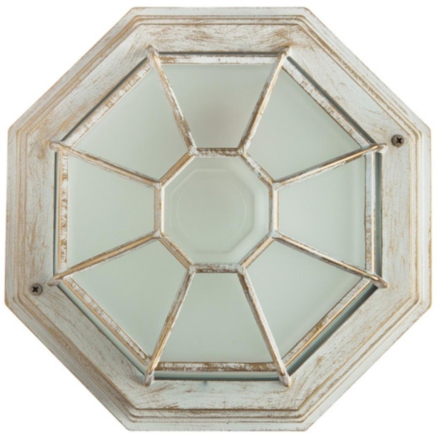 Настенно-потолочный светильник Arte Lamp A3121PF-1WG PEGASUS IP44 под лампу 1xE27 60W