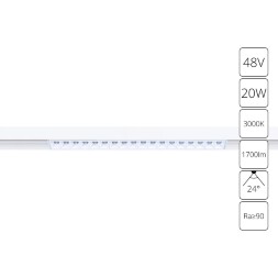 A4645PL-1WH Трековый магнитный светодиодный светильник Arte Lamp Linea 2.0 CRI90+ 3000К 1700Лм 24° 20Вт