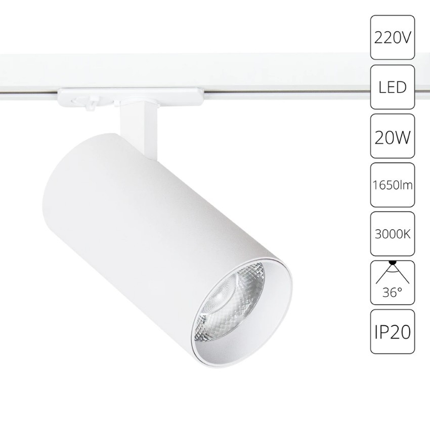 Трековый светильник Arte Lamp BENE A1937PL-1WH