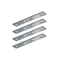 Комплект из 4 прямых коннекторов для магнитных демпферных шинопроводов серий Slott, Linea, Optima, Arte Lamp A484305I