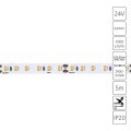 A2412008-01-3K Светодиодная лента 24В 9,6Вт/м 1000Лм/м 3000К CRI 90+ 8мм SMD2835 120шт/м 5м IP20