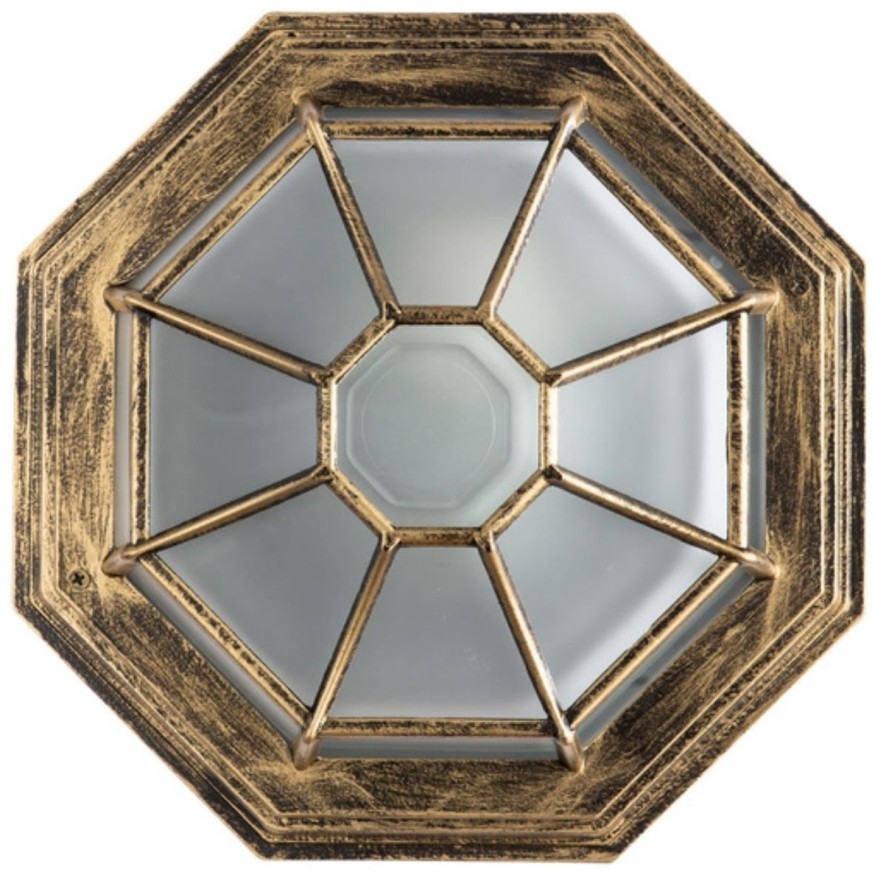 Настенно-потолочный светильник Arte Lamp A3121PF-1BN PEGASUS IP44 под лампу 1xE27 60W