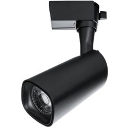 Однофазный двужильный светодиодный трековый светильник Arte Lamp A4562PL-1BK BARUT 4000К 1350Лм CRI85+ 24° 18Вт