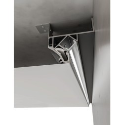 A650233P Теневой профиль (парящий потолок) 2м в ПВХ натяжной потолок, ленты шириной не более 10мм Arte Lamp GAP