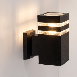 Уличный настенный светильник Arte Lamp A4421AL-1BK HADAR IP44 под лампу 1xE27 20W