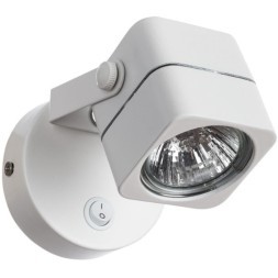 Спот настенный Arte Lamp A1314AP-1WH LENTE под лампу 1xGU10 50W