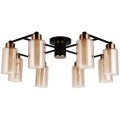 Люстра потолочная Arte Lamp A7027PL-8BK LEO под лампы 8xE14 40W