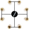 Люстра потолочная Arte Lamp A7027PL-8BK LEO под лампы 8xE14 40W