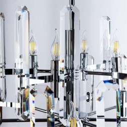 Люстра хрустальная Divinare 7136/02 LM-12 TENERIFE под лампы 12xE14 60W