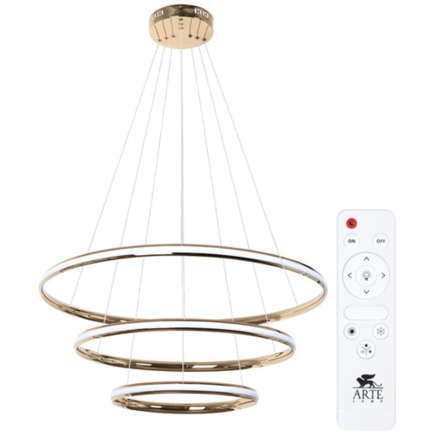 Подвесная люстра Arte Lamp MERIDIANA A2198SP-3GO