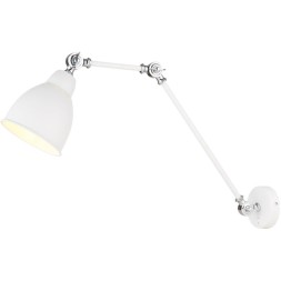 Спот на гибкой ножке Arte Lamp A2055AP-1WH Braccio под лампу 1xE27 60W